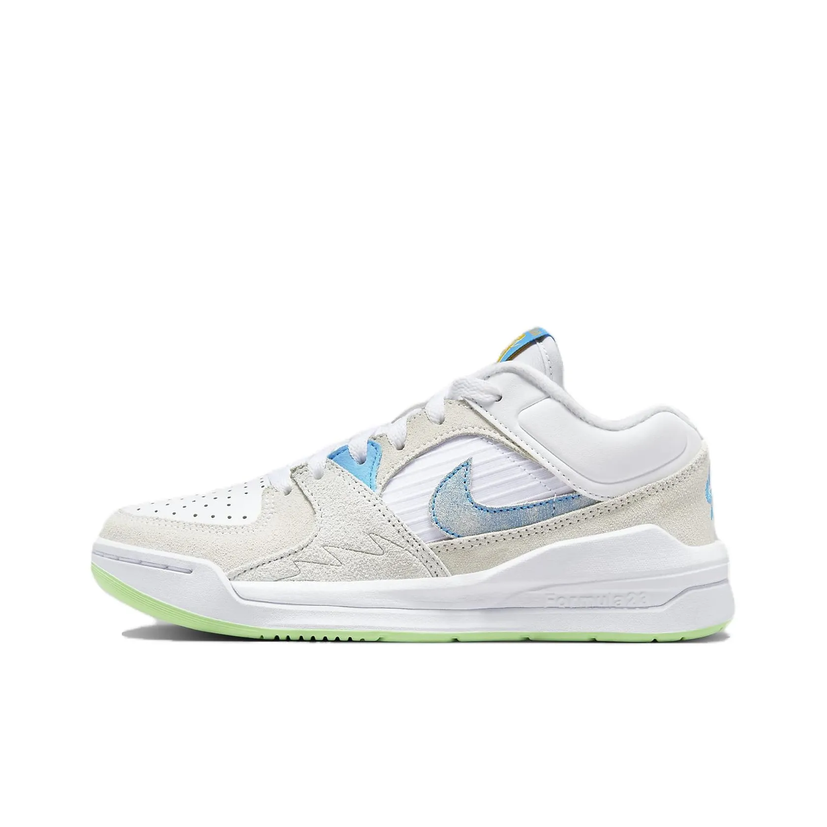 Jordan Stadium 90 Cushioning, Wear Resistant Low Top Casual Shoes Women's White