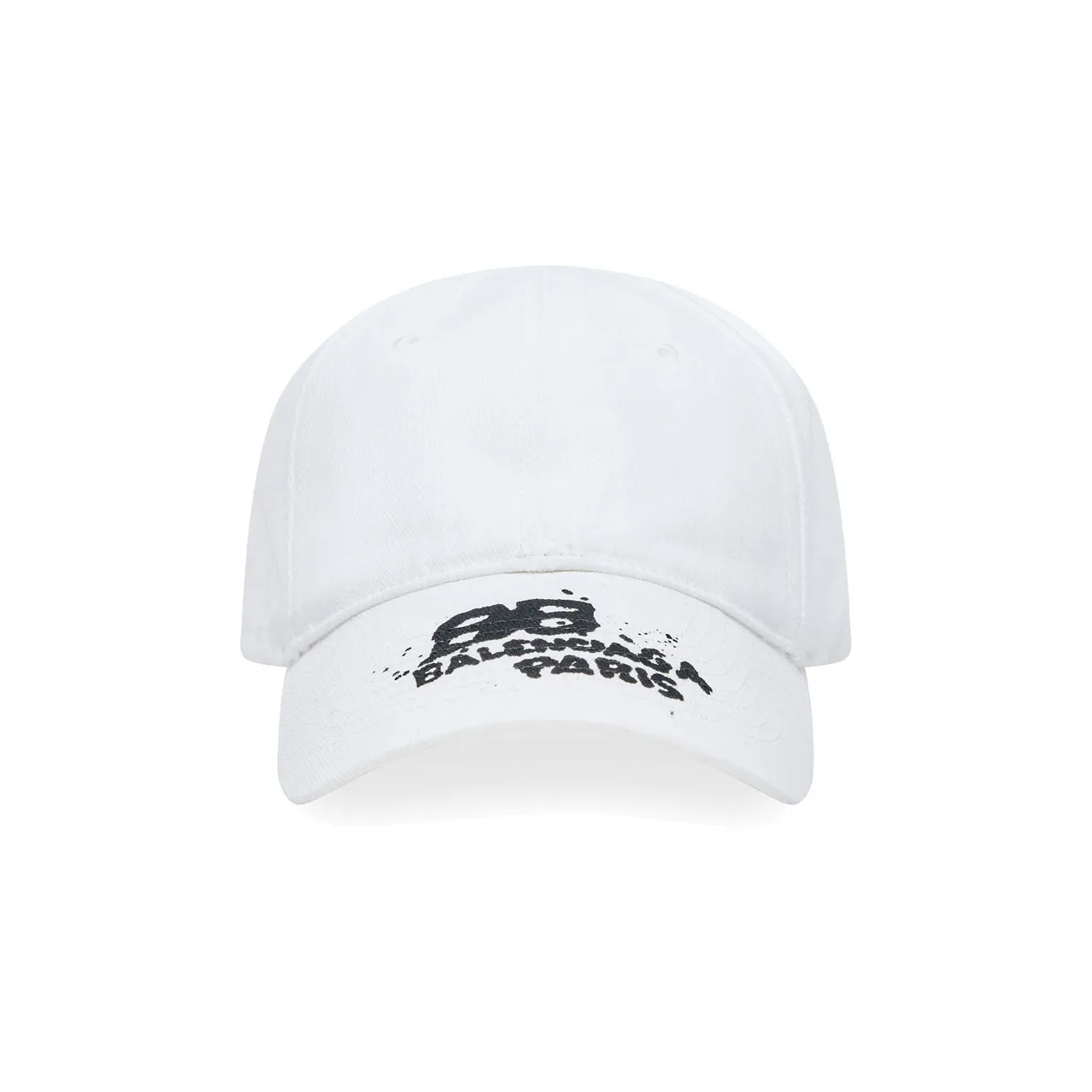 Balenciaga Hand Drawn Bb Icon Velcro Tab Baseball Cap