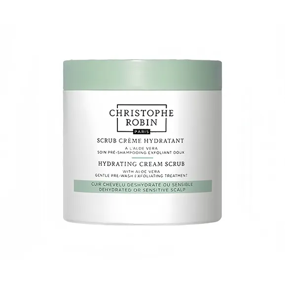 Christophe Robin Алоэ Вера Увлажняющий Скраб для Скальпа Сглаживающий 250 мл