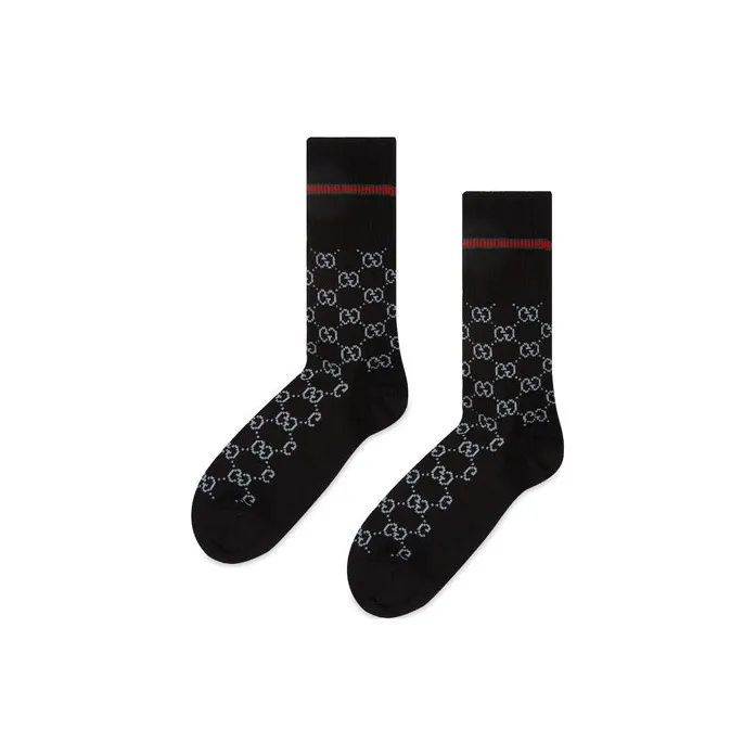 GUCCI Unisex Mid-Calf Socks