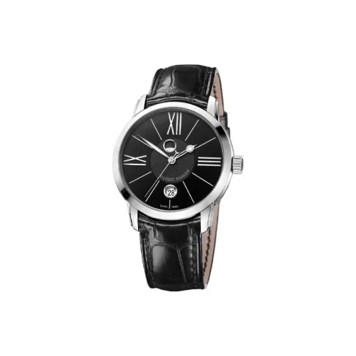 ULYSSE NARDIN Автоматический Механический Движение Мужские Gilt Collection Часы 40 мм Черные
