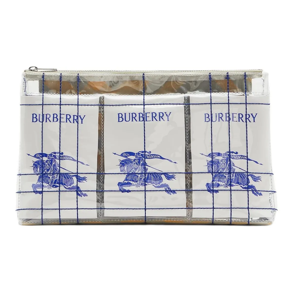 Burberry Polyurethane Clutch Men's Multicolor