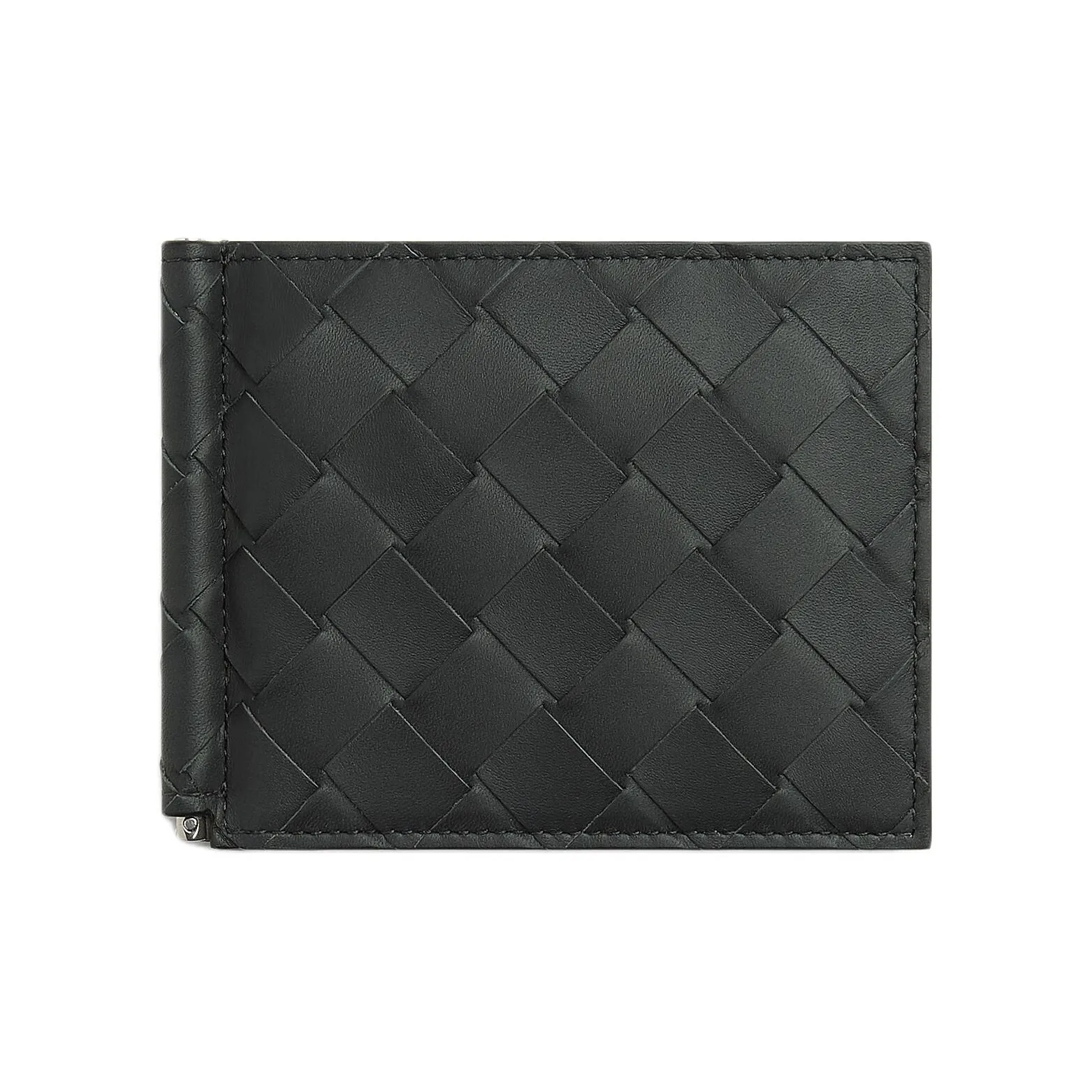 Bottega Veneta Intrecciato Bill Clip Bifold Wallet