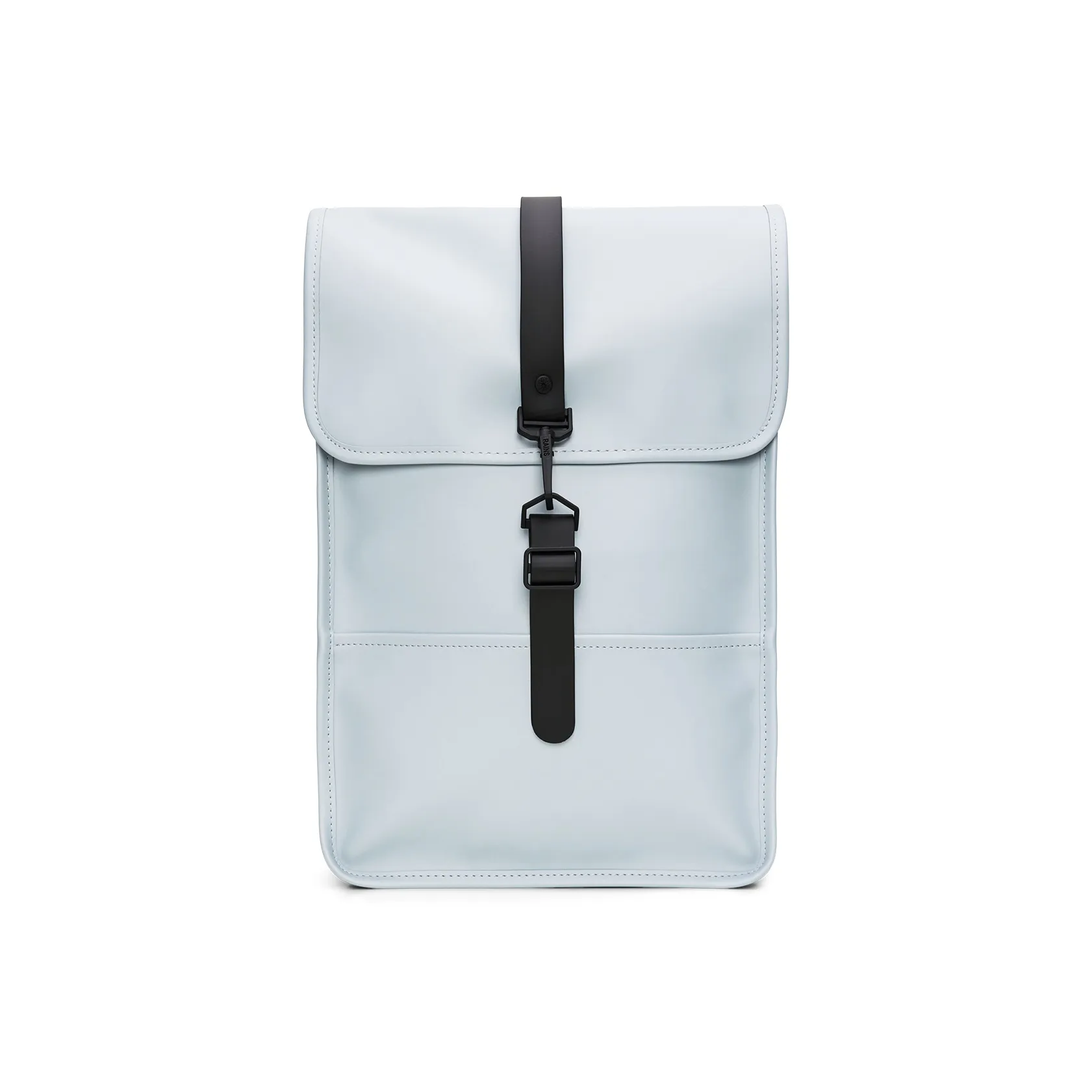 Rains Polyurethane And Polyester Blend Laptop Backpack Mini Unisex Black