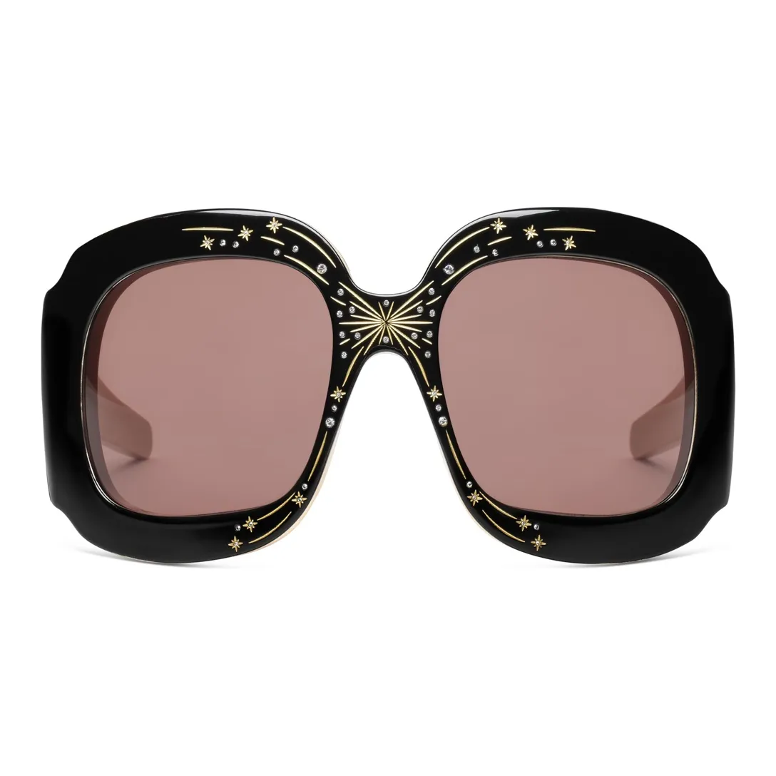 GUCCI Oversize Square Frame Sunglasses