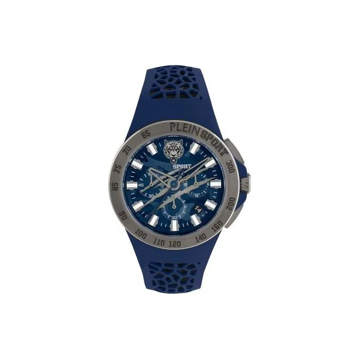 PLEIN SPORT Кварцевый механизм Мужские часы 43mm*12,6mm Синий