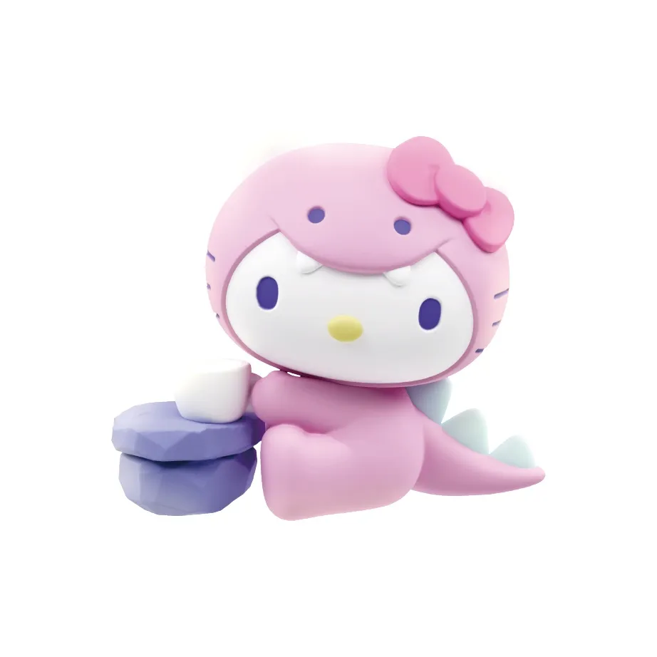 LIOH TOY Sanrio Динозавр Платье UP Collection Слепые коробки Один Mystery Коробка Целая коробка 12 шт