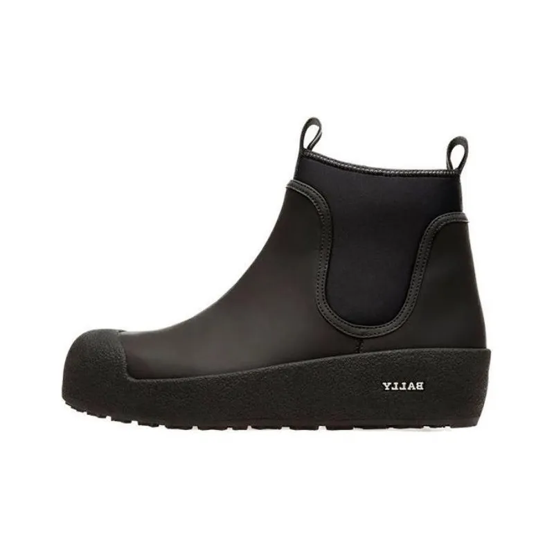 BALLY Short Chelsea Boots 3cm Women's Black