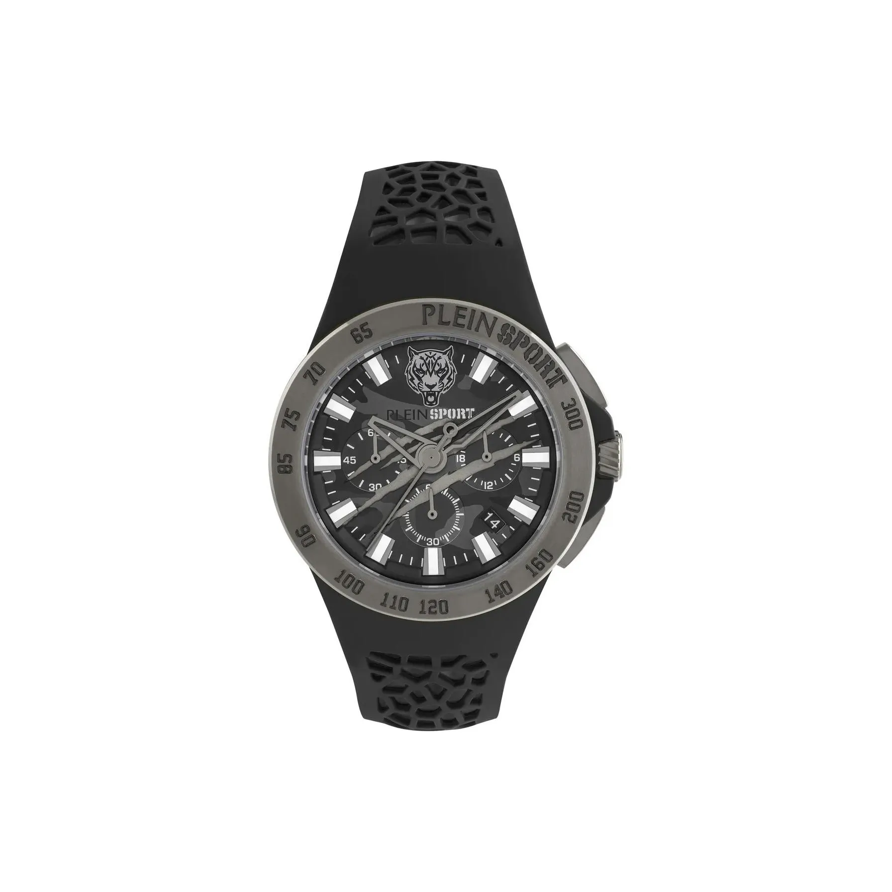 PLEIN SPORT Кварцевый механизм Мужские часы 43mm*12,6mm Черный