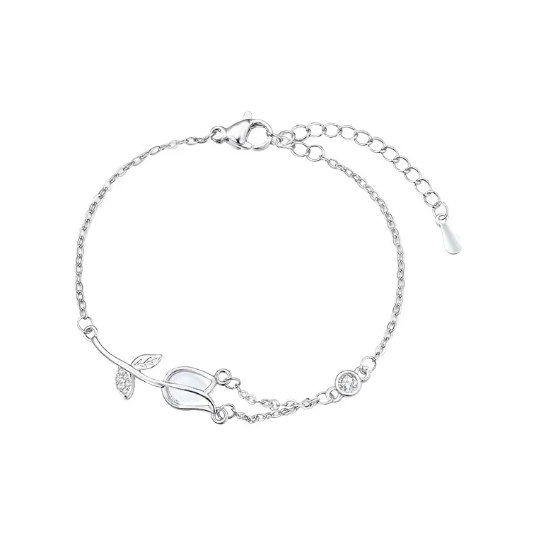 YUOFFICIAL Элегантный дизайн с модными цветочными браслетами для женщин