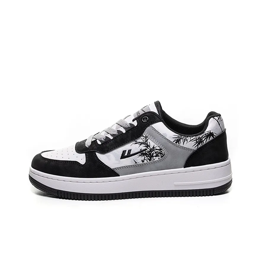 WARRIOR Ink Painting Skateboarding Shoes Unisex