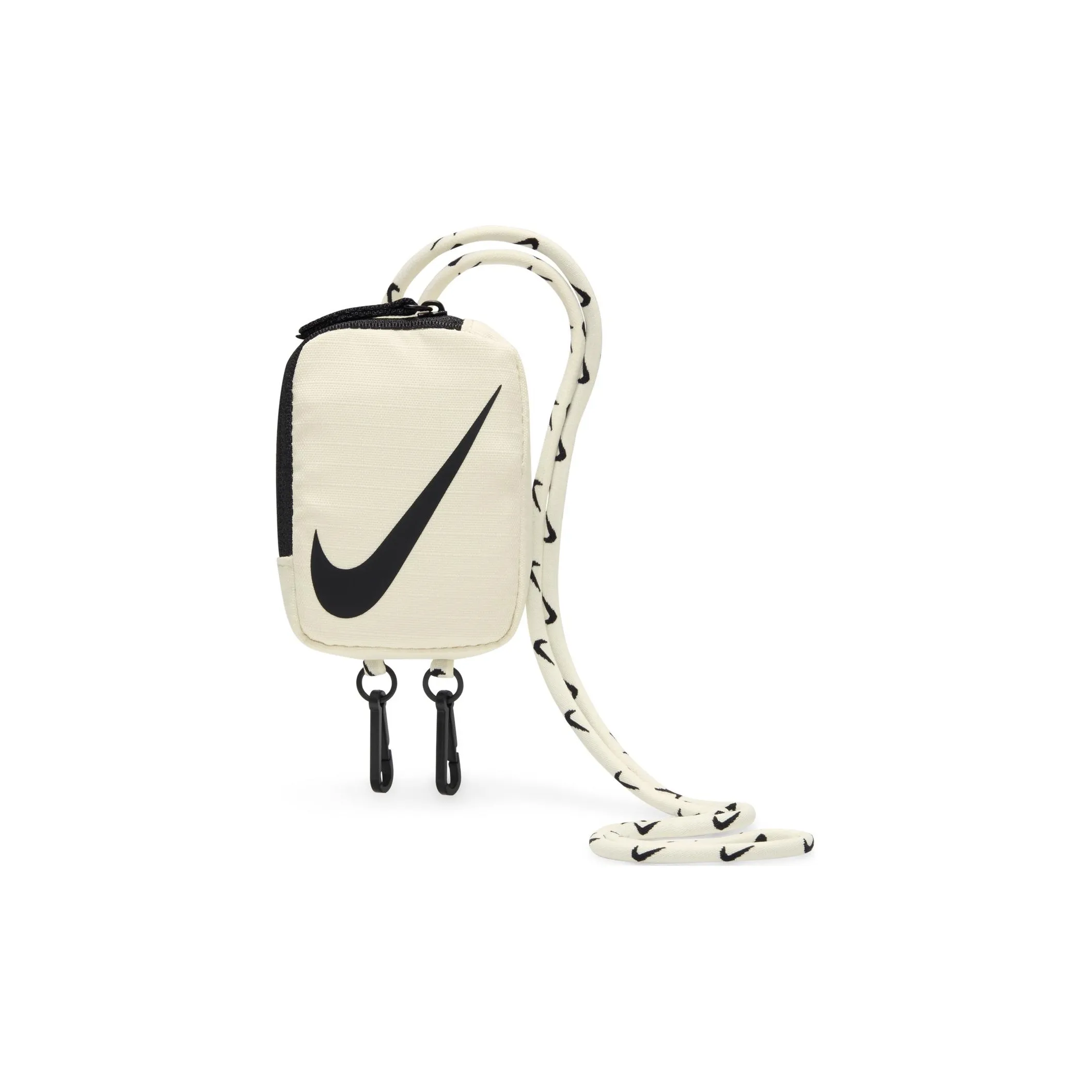Nike Полиэстер Lanyard Сумка через плечо Обычная Унисекс Кокосовое молоко Черный