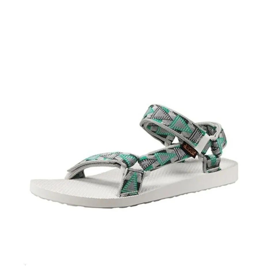 Teva Original Universal Beach Sandals Men's Green White