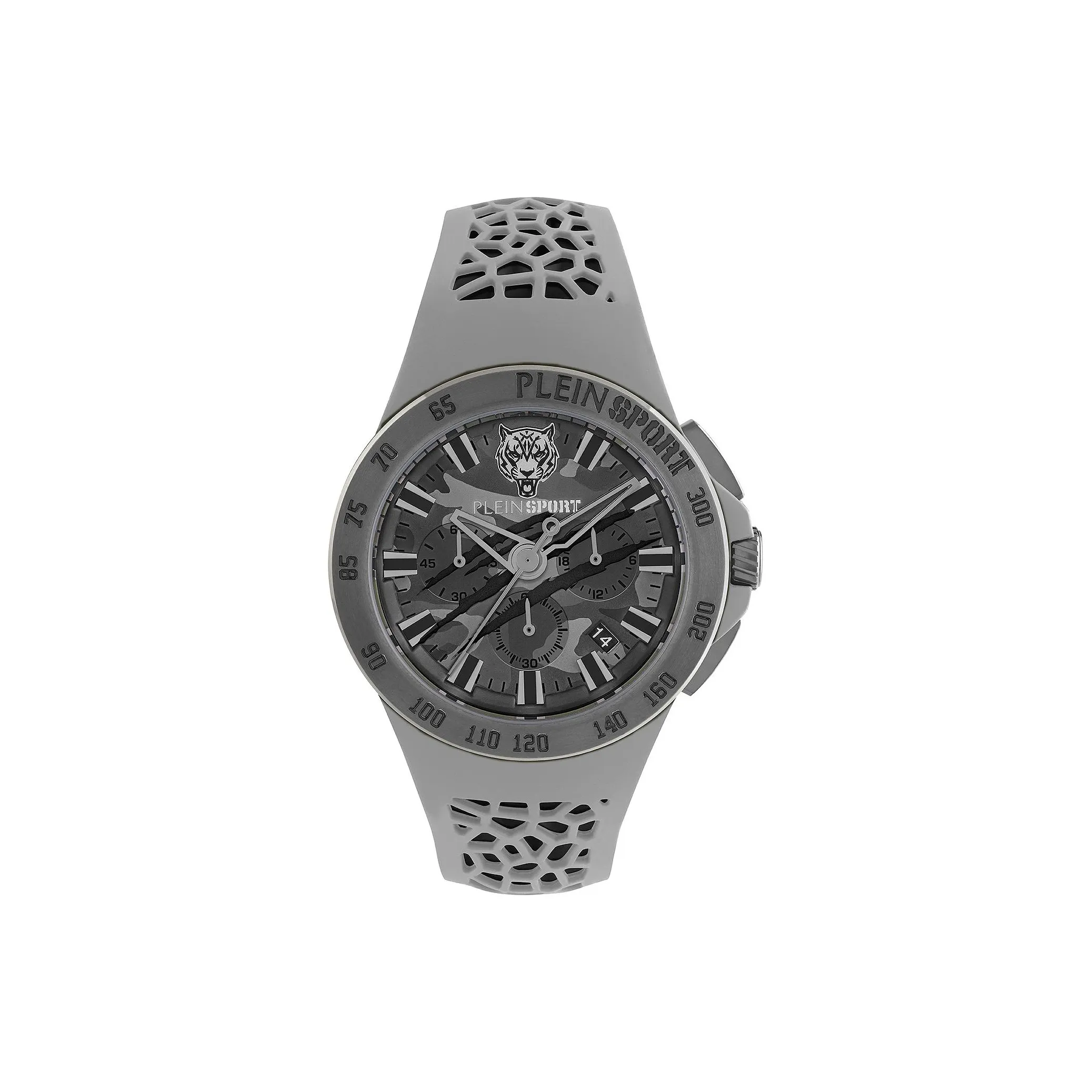 PLEIN SPORT Кварцевый механизм Мужские часы 43mm*12,6mm Серый