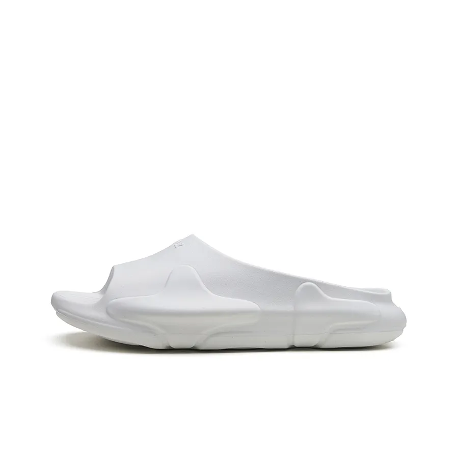 EQLZ EQUALIZER Oasis Quiet Abrasion Resistant Slide Slippers Unisex Devil White
