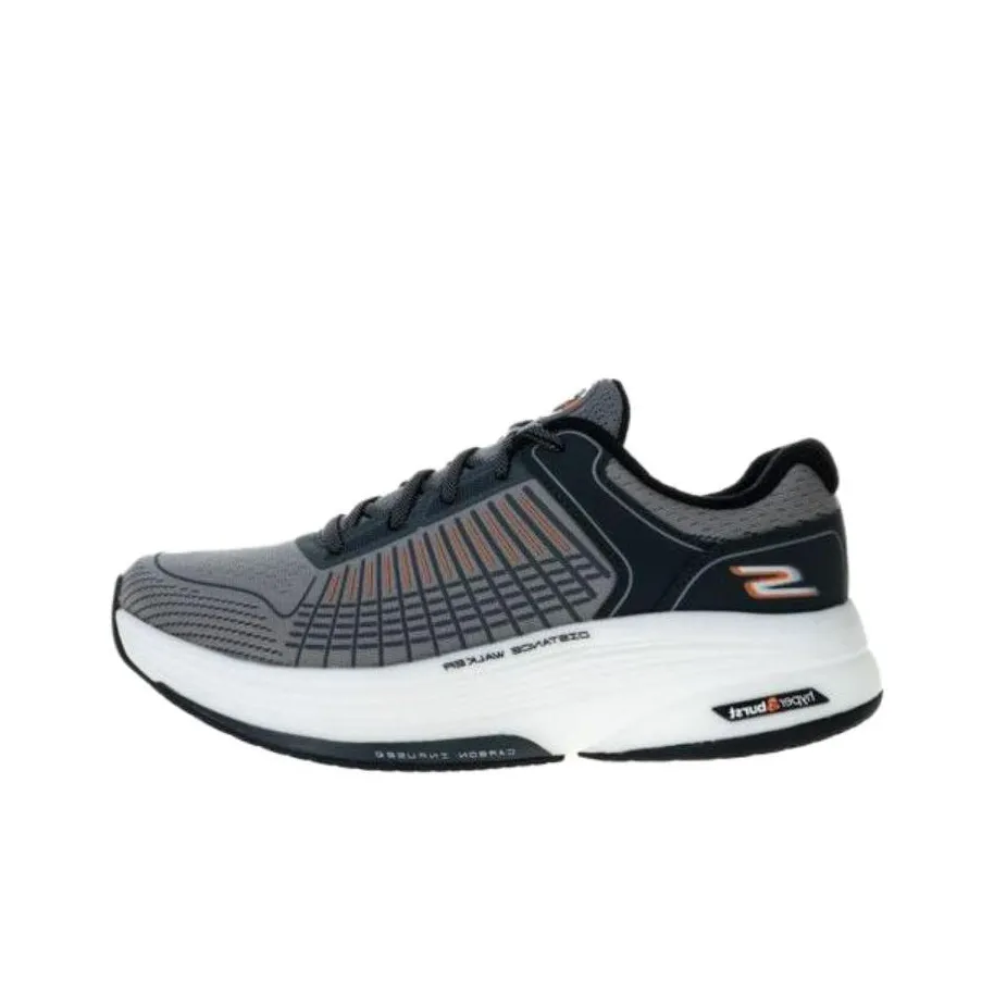 Skechers Go Walk Distance Walker Running Shoes Men Low Top Gray