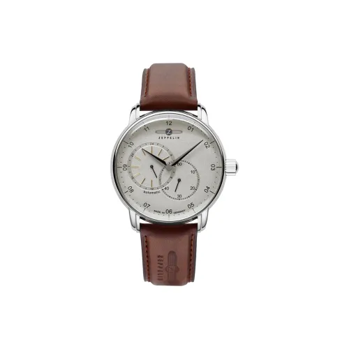 ZEPPELIN Автоматический Механический Часы Мужские Movement 42mm*42mm*13mm Серебряные