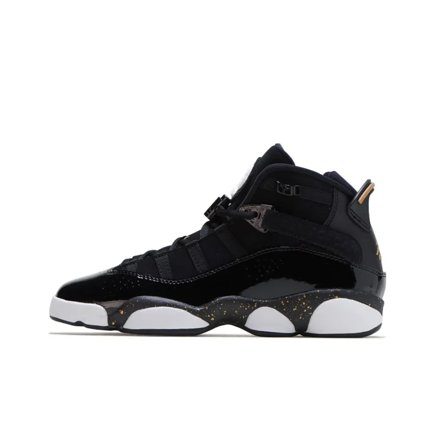 JORDAN 6 Rings Black Metallic Gold colorways GS