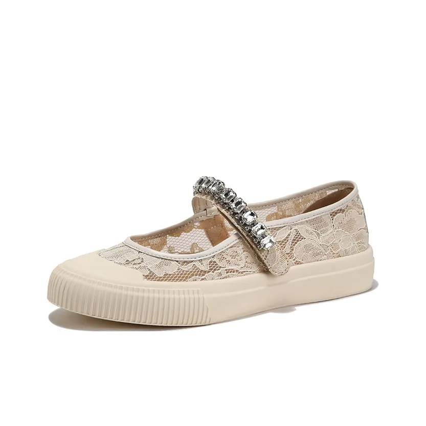 BELLALILY Туфли Mary Jane с плоской подошвой 3 см женские