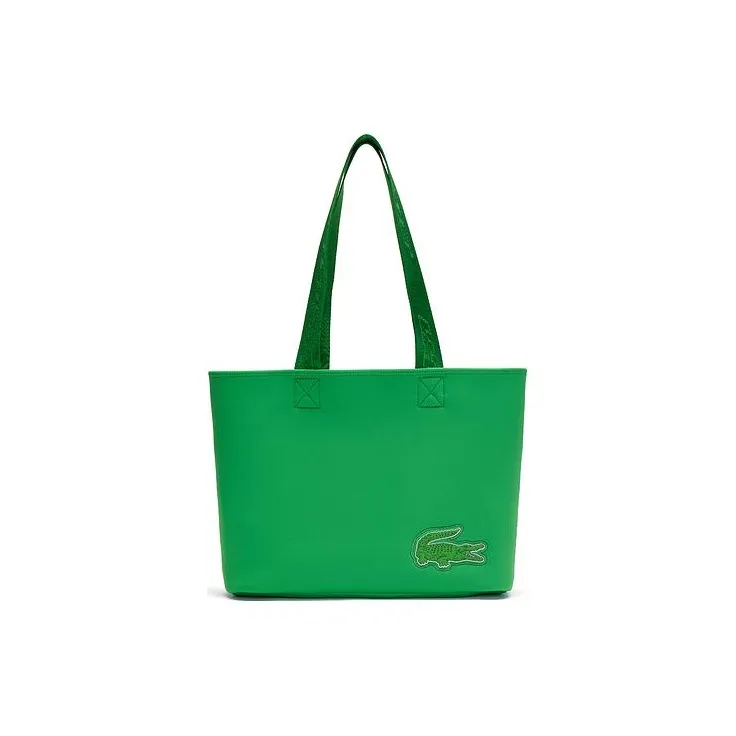 Сумка Tote из сотрудничества LACOSTE сумка для покупок сумка через плечо женская зеленая