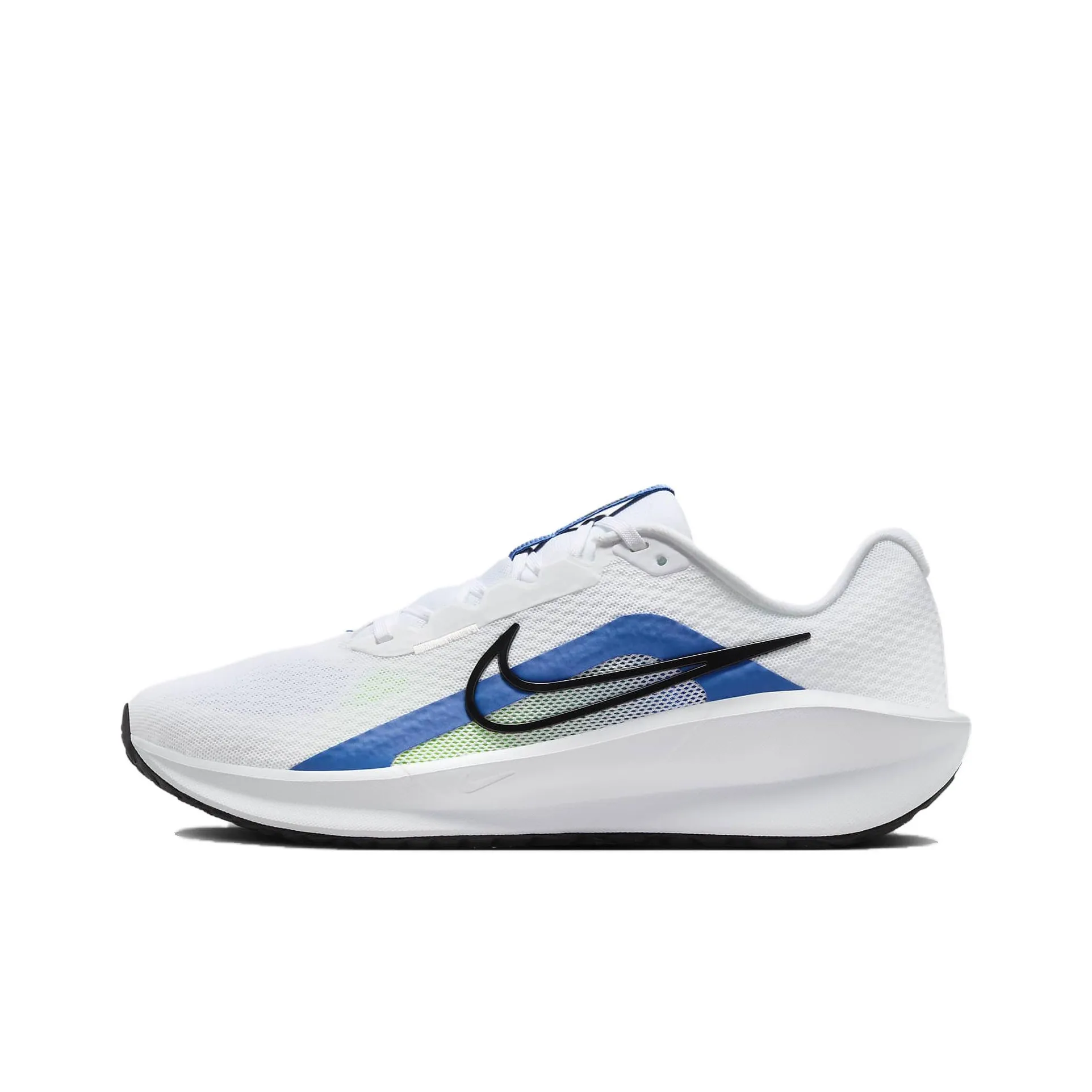 Nike DOWNSHIFTER 13 Амортизация Низкий Топ Беговые Кроссовки Мужские Белый Синий