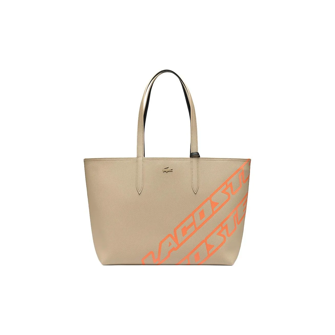 Сумка Tote из ПВХ в сотрудничестве с LACOSTE Сумка для покупок Сумка через плечо Большая женская Имбирно-желтый