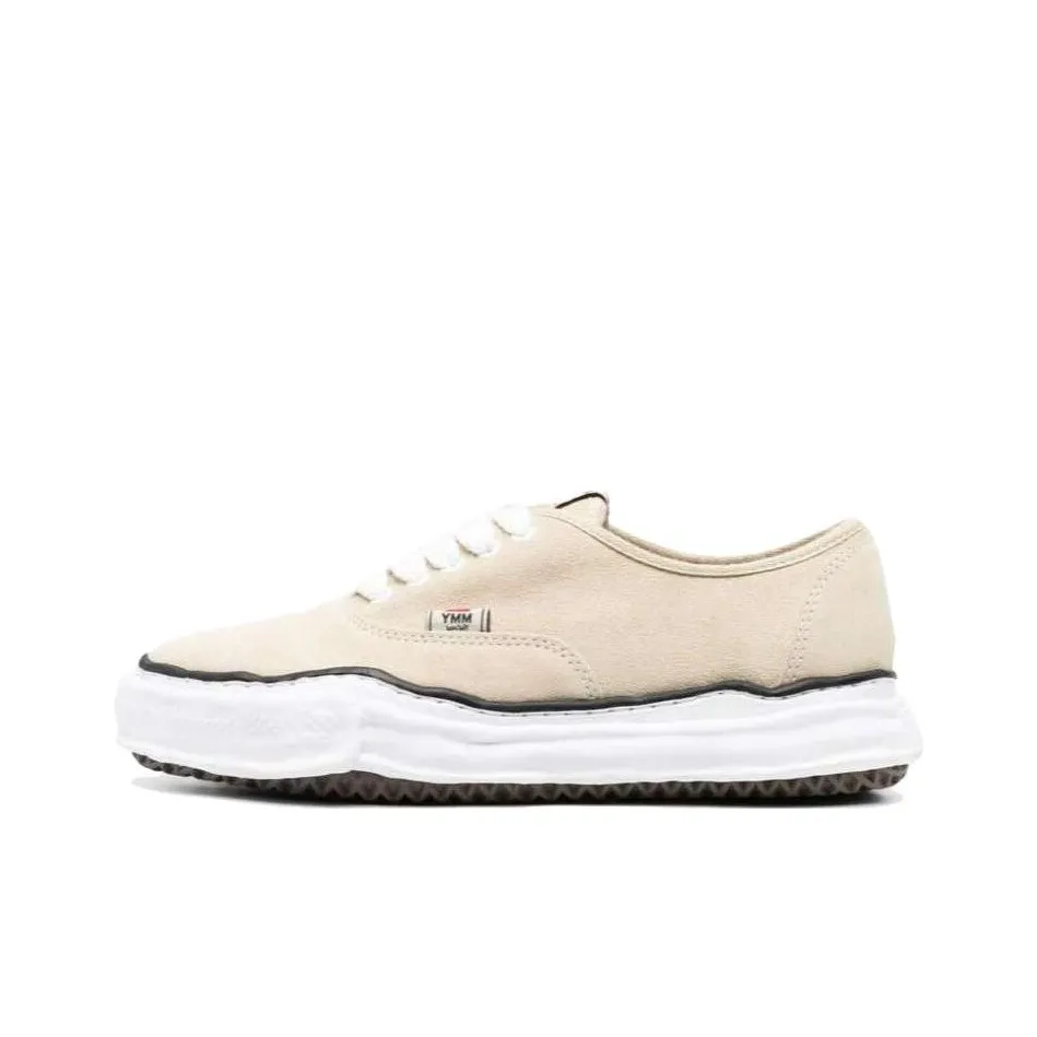 MIHARA YASUHIRO Baker Low Топ Скейтборд Кроссовки Мужские Светлый Бежевый