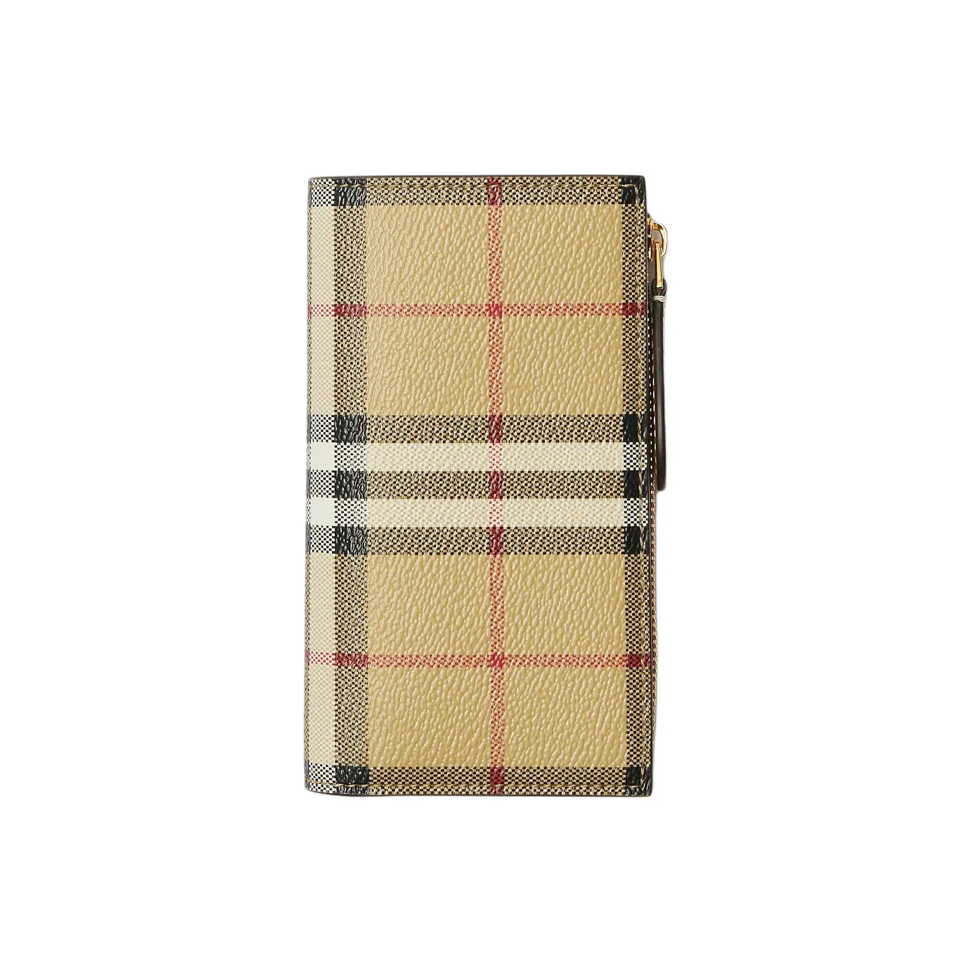 Burberry Polyurethane Wallet Medium Size Women's Archive Beige