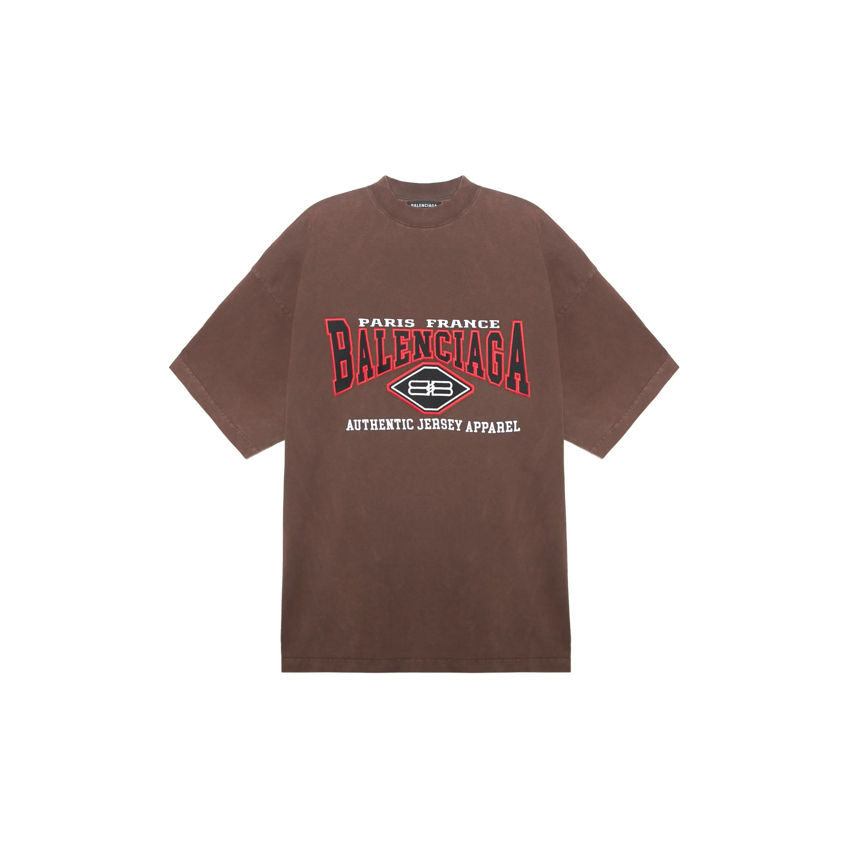 Balenciaga SS22 T Shirt Loose Fit Style Men's Bronze