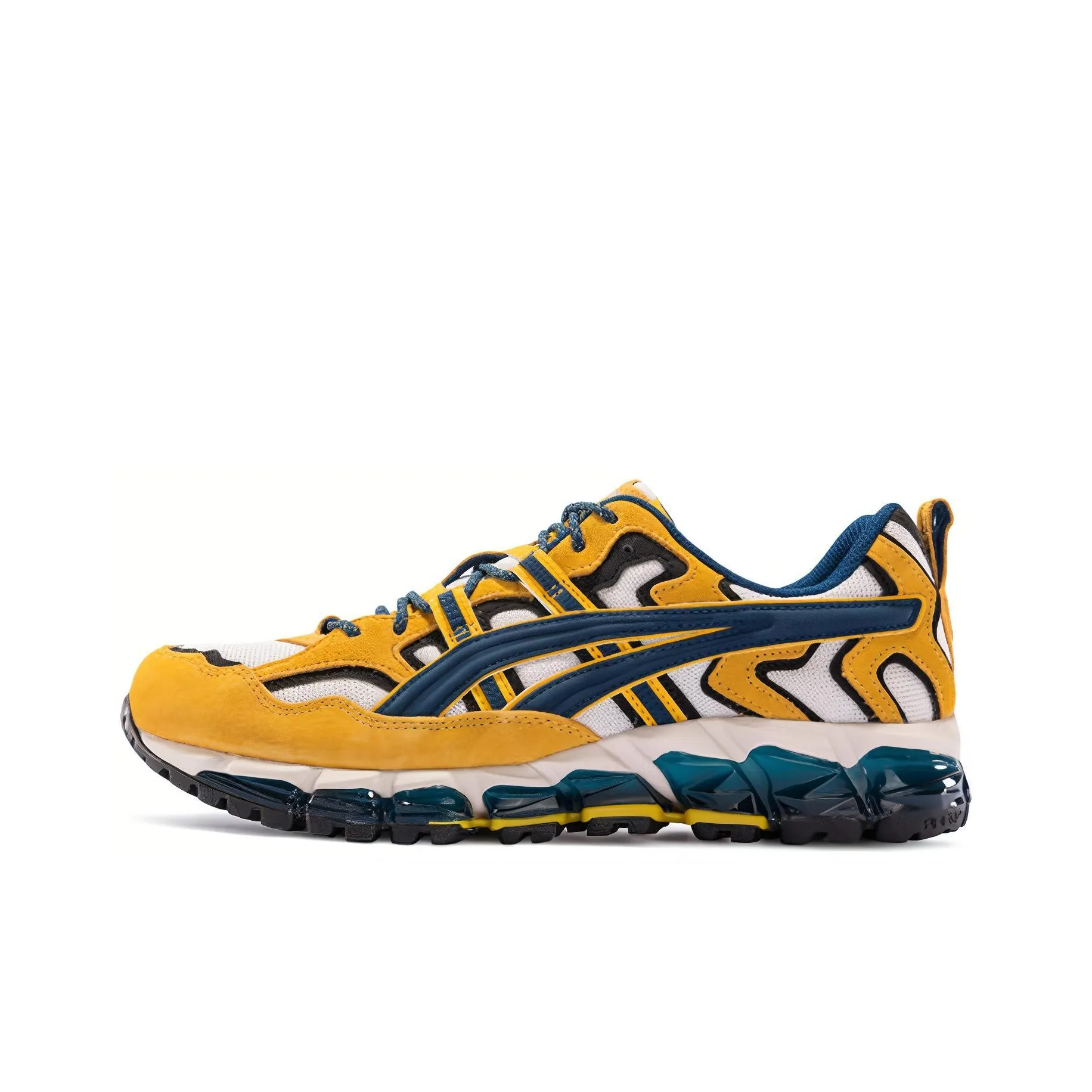 Asics Gel Nandi 360 Амортизация Поддержка Устойчивость к истиранию Низкий Топ Повседневные Беговые кроссовки Мужские Желтые