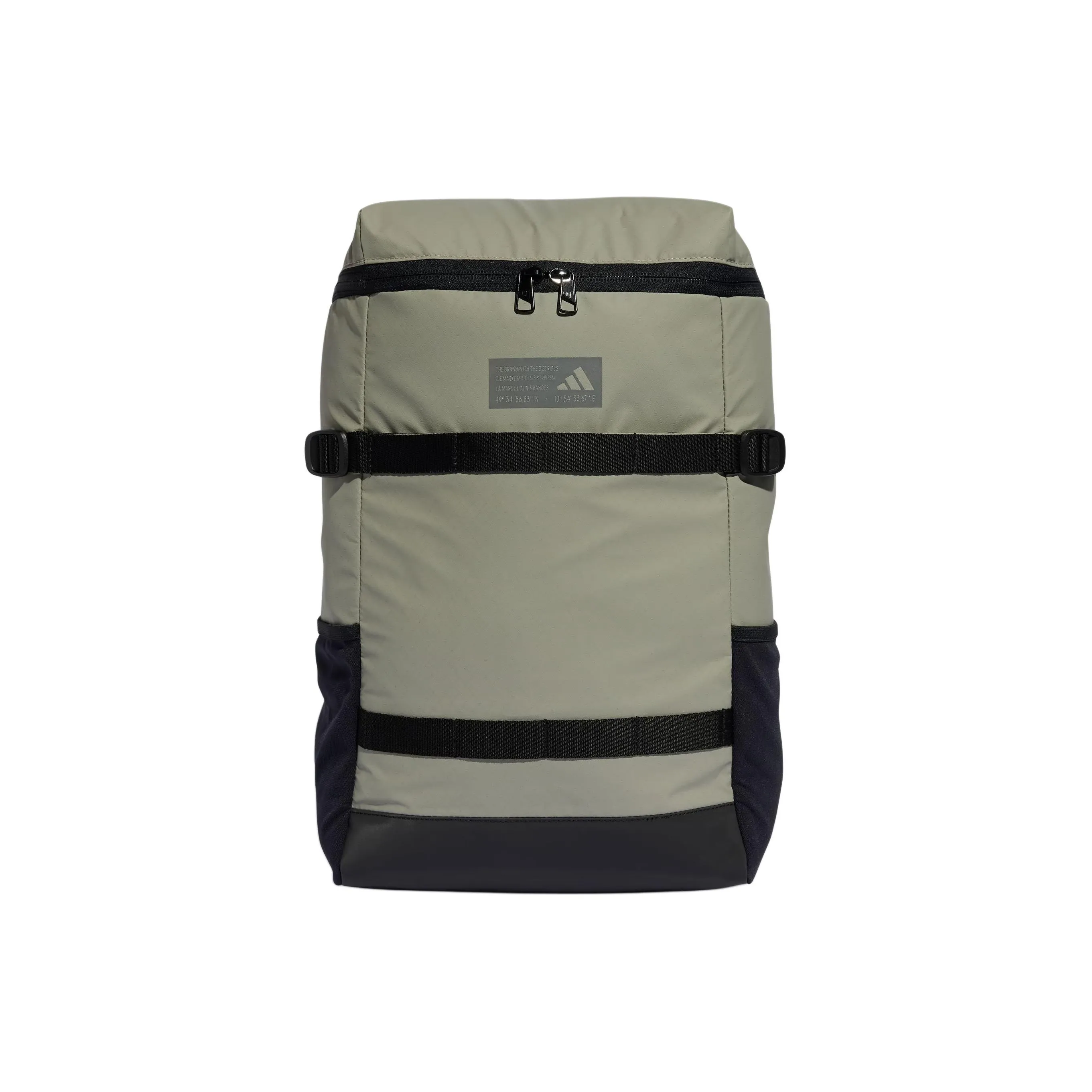 Adidas Полиуретан Рюкзак Стандартный Унисекс Pebble Silver Gray и Black Gray