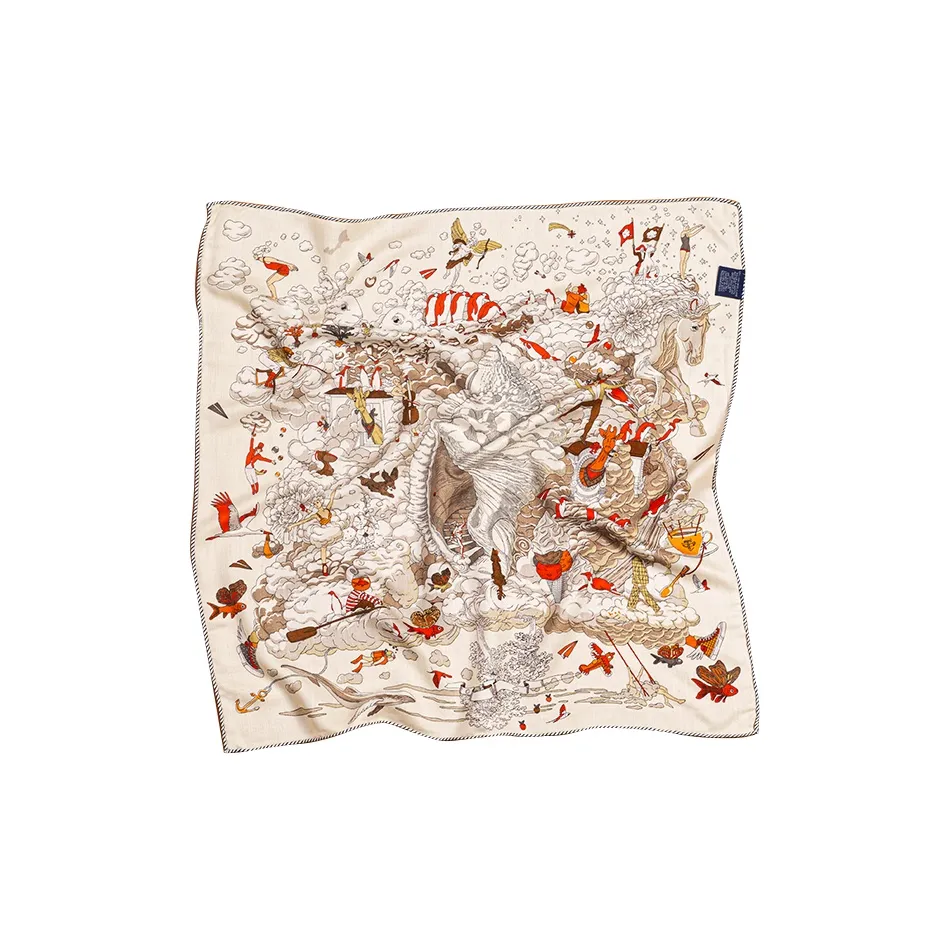 SILKUEEN 40% шелк тутового шелка 60% шерсть шелковый шарф квадратный шарф 65*65 см женский