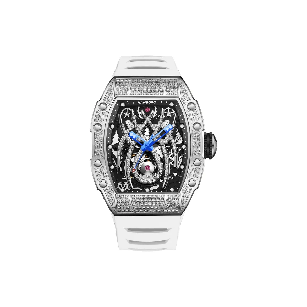 HANBORO Автоматический Механический Механизм Часы Мужские Золото Циферблат HBR922,2