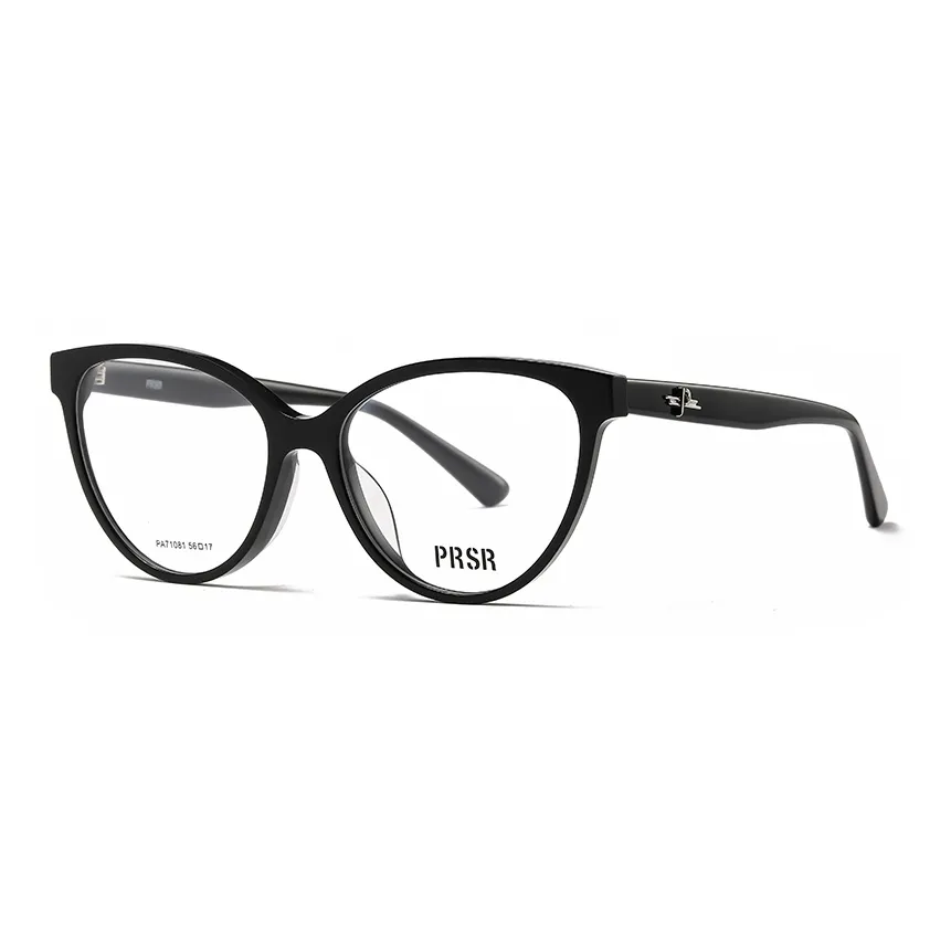 Prsr Пластиковая оправа для очков с дизайном "Кошачий глаз" унисекс