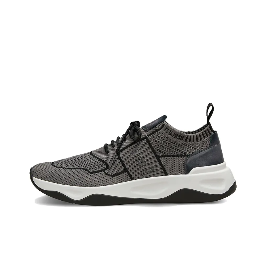 BERLUTI Shadow Low Top Casual Shoes Men's Gray