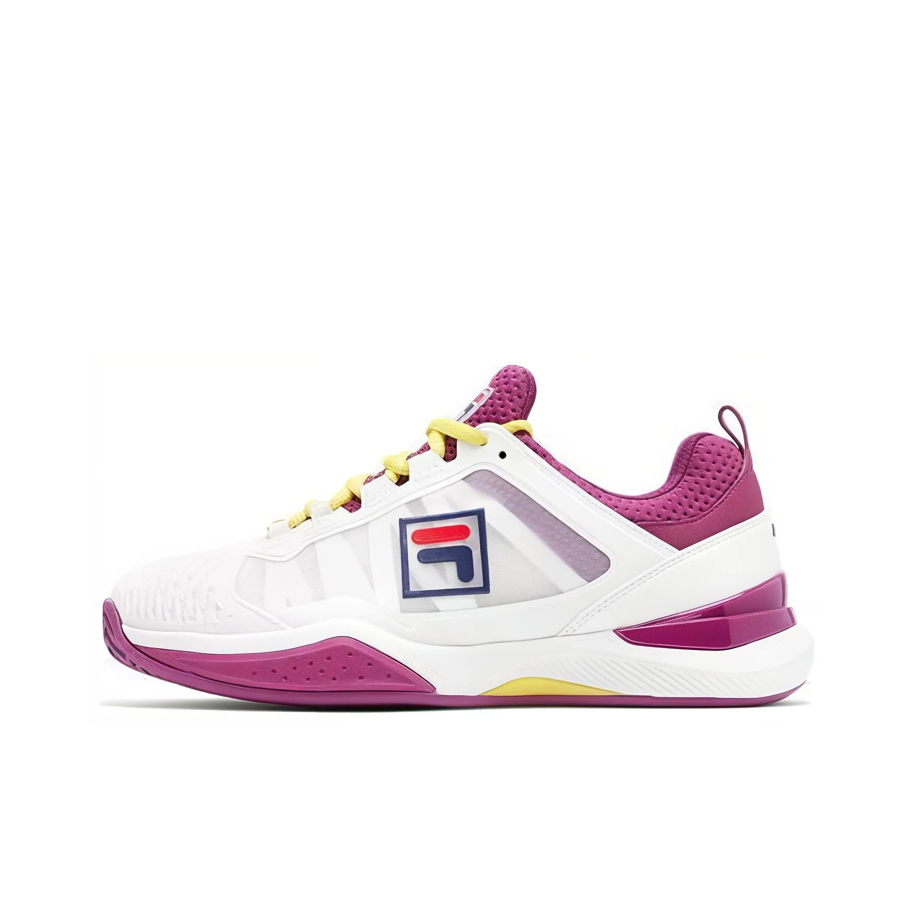 FILA SPEED SERVE Energized Cushioning, Wear Resistant Low Top Tennis Shoes Women's Pink