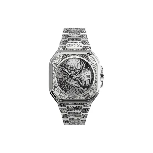 BELL & ROSS Автоматический Механический Movement Мужские Часы 40mm*10,33mm Серебряный
