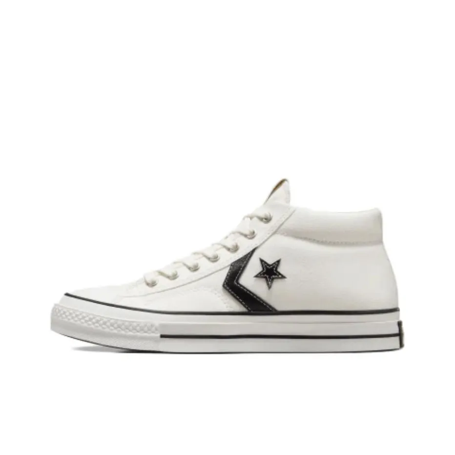Converse Star Игрок 76 Теплоизоляционный Slip-Resistant MID Топ Скейтборд Кроссовки Унисекс Белый