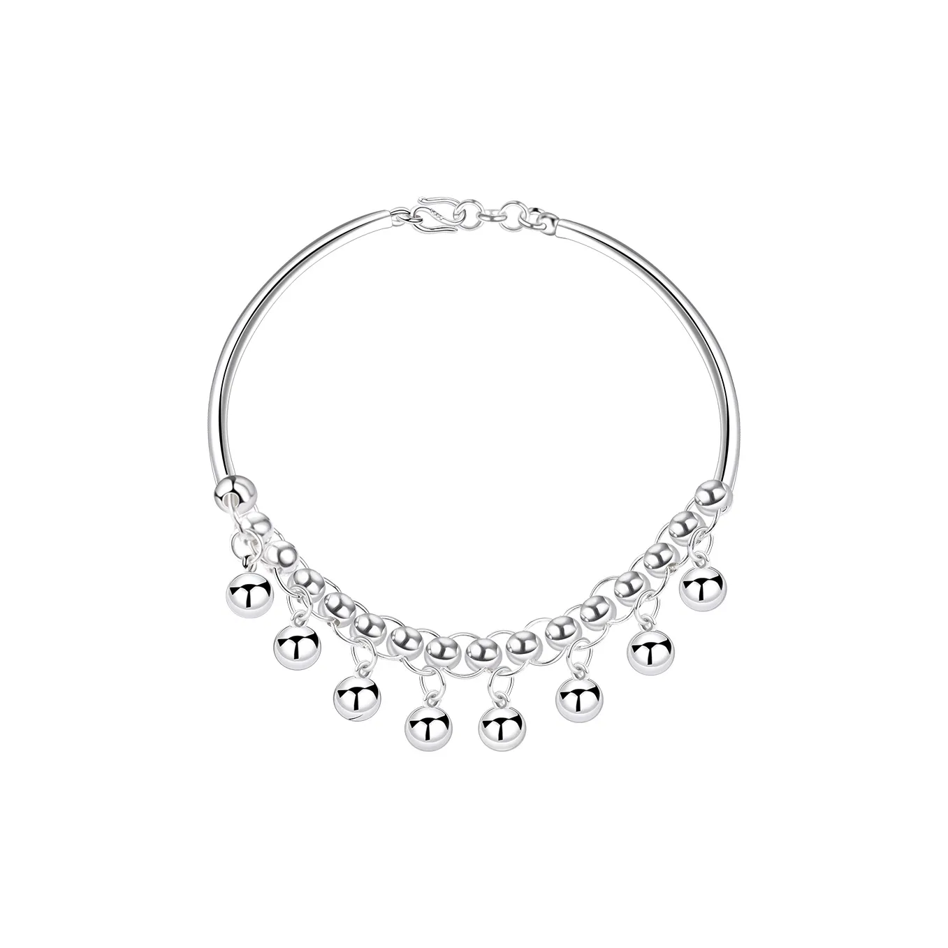 COISE S925 Silver Anklets Women's
