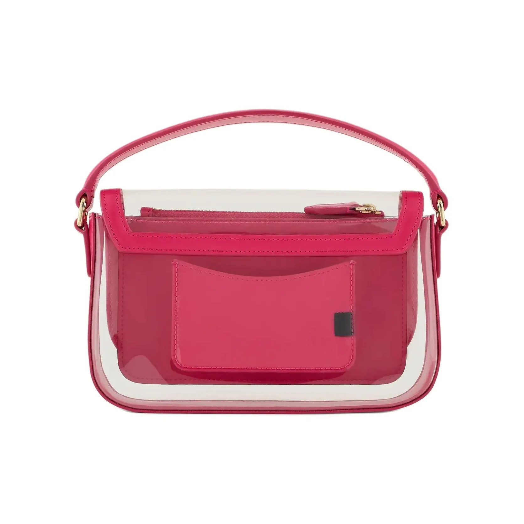 EMPORIO ARMANI Polyvinyl Chloride Shoulder Bag, Crossbody Bag, Handbag Mini Women's Rose Red