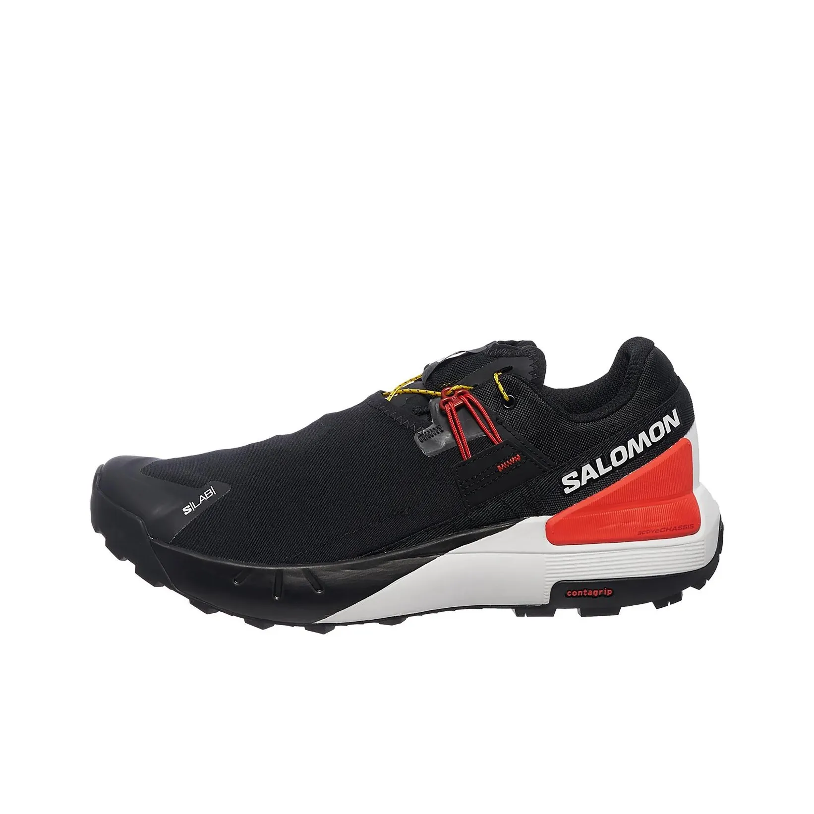 SALOMON Амортизаторы Slip-resistant устойчивые к истиранию Низкий топ Уличная обувь Унисекс Черный Белый Синий