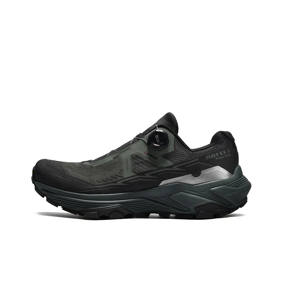 KAILAS FUGA EX3 BOA Running Shoes Men's Low Top Army Green/Ink Black