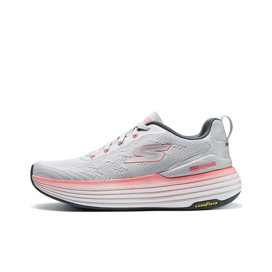 Skechers Low Top Casual Shoes Women's Gray Red