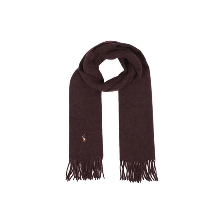 Polo Ralph Lauren Knit Scarves Unisex Brown