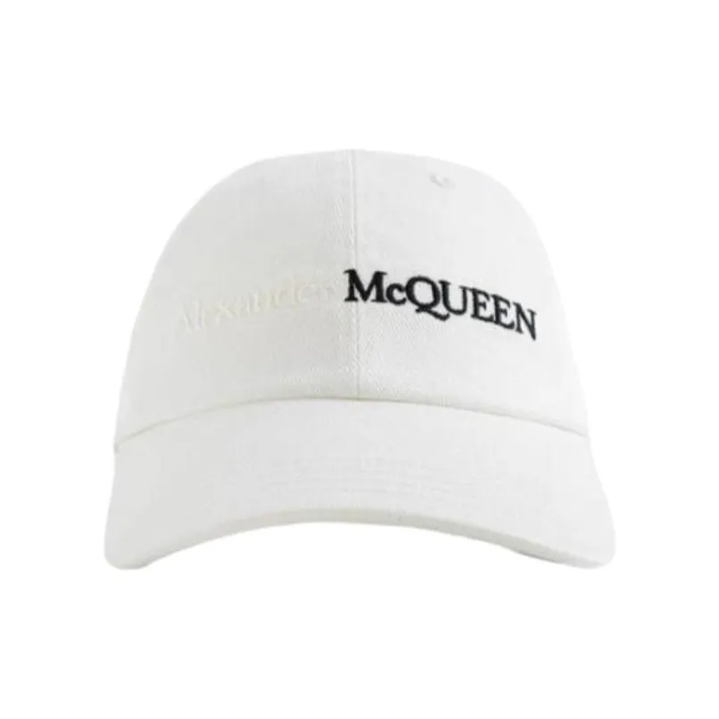 Alexander McQueen Logo Embroidered Baseball Cap