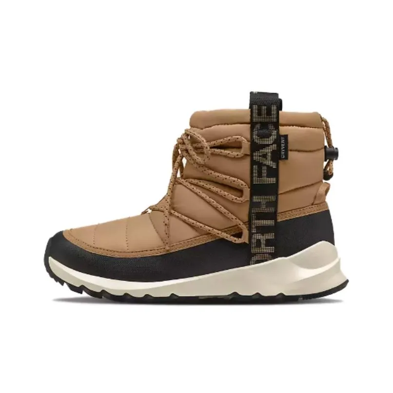 the Retro Sneaker You Need to Have This Season ThermoBall Snow Boots Women's Almond Butter/TNF Black