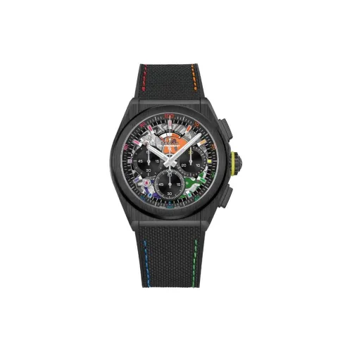 ZENITH Автоматический Механический Movement Мужские Часы Defy Collection 44 мм с Вырезом