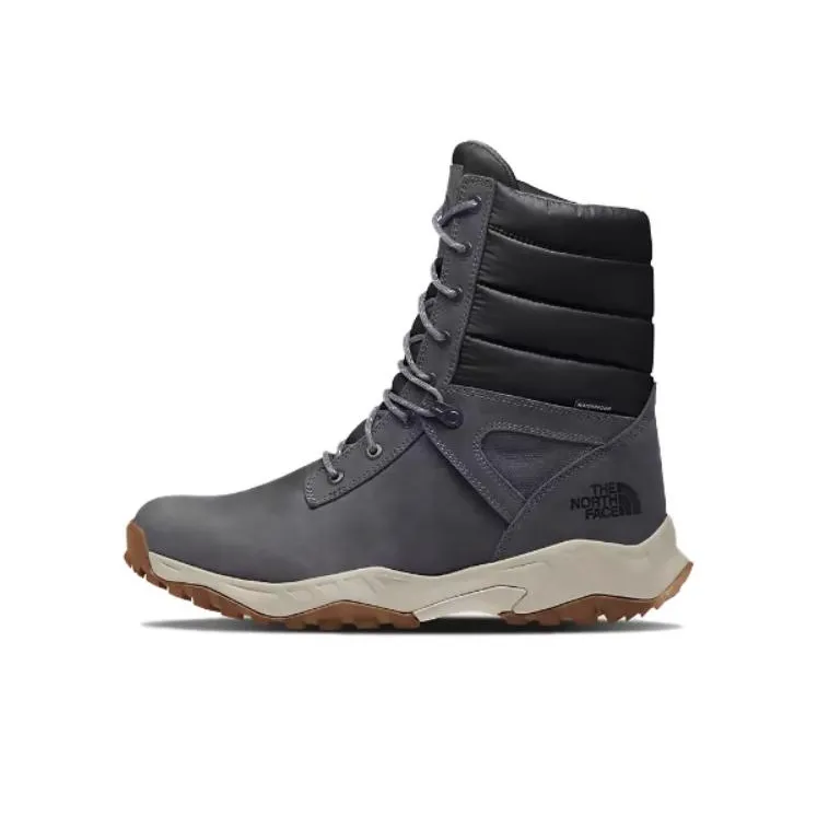 THE NORTH FACE ThermoBall Противоскользящий Устойчивый к истиранию Высокий Топ Альпинистские и туристические ботинки Мужской Серый Белый