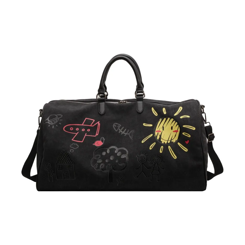 PULUWIRR Холст Спортивный Сумка Стандартная Унисекс Черный Зеленый Кофейный