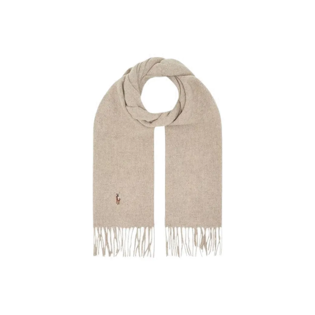 Polo Ralph Lauren Knit Scarves Unisex Khaki